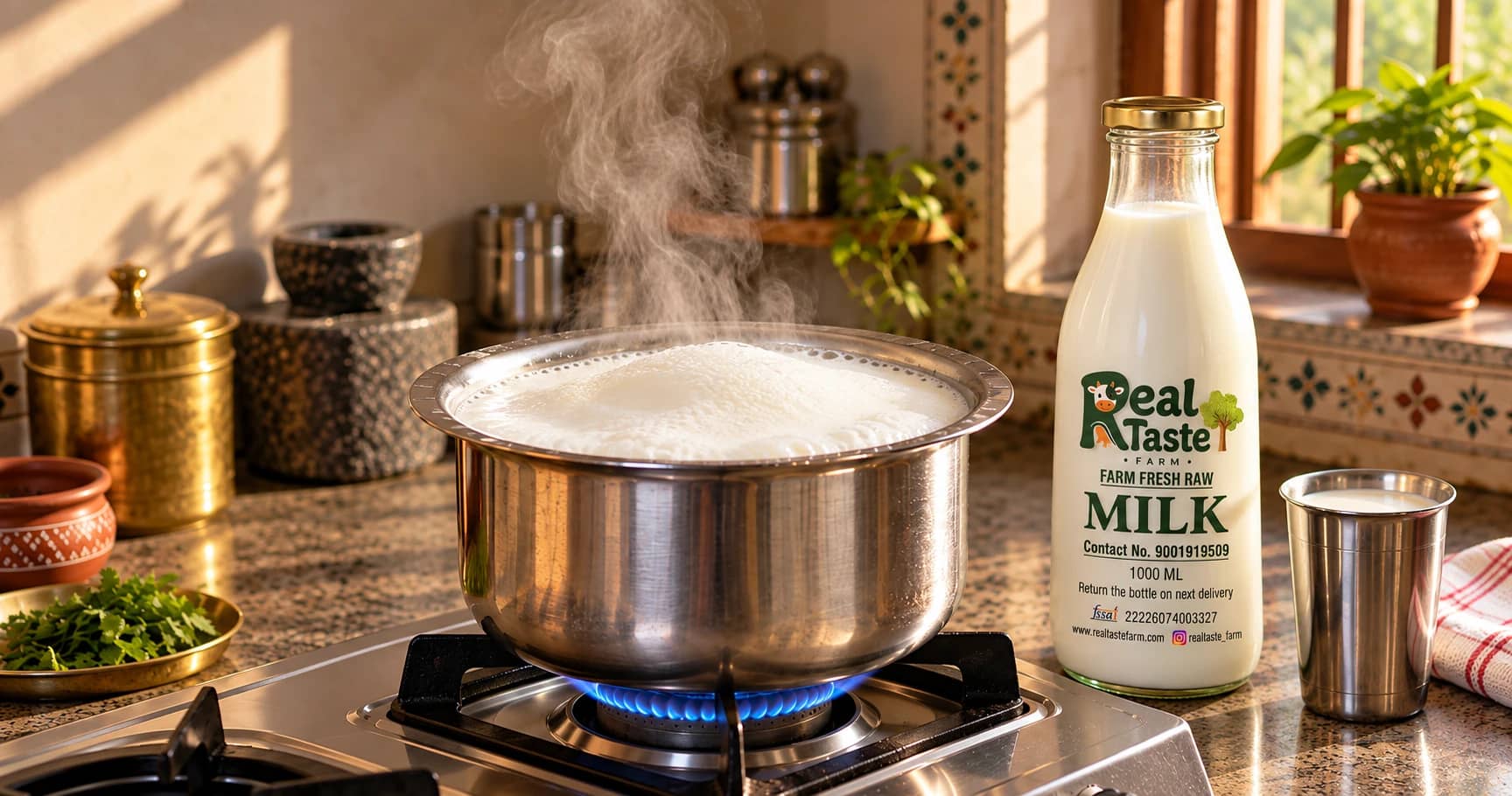 How to Keep Fresh Milk From Turning in Rajasthan's Heat - Real Taste Dairy Farm, Jalore